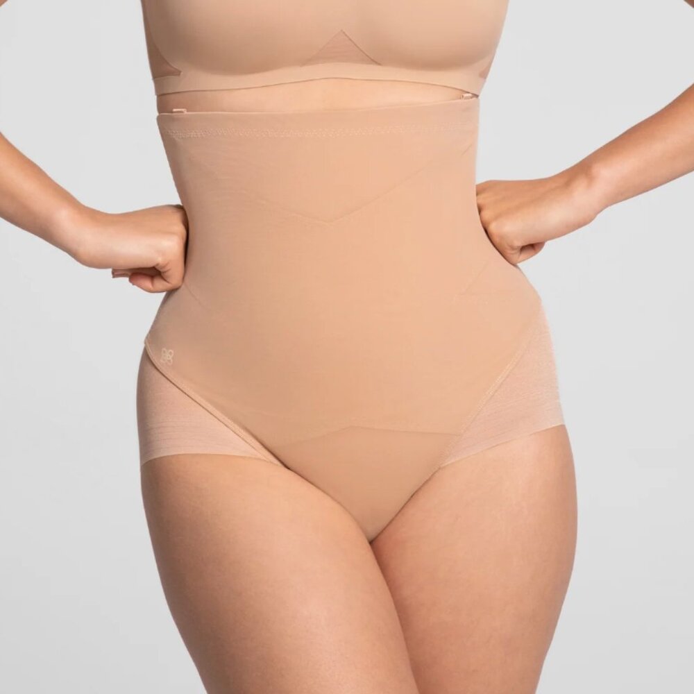 Honeylove Superpower Brief Shape wear - Sand - XL + removable straps